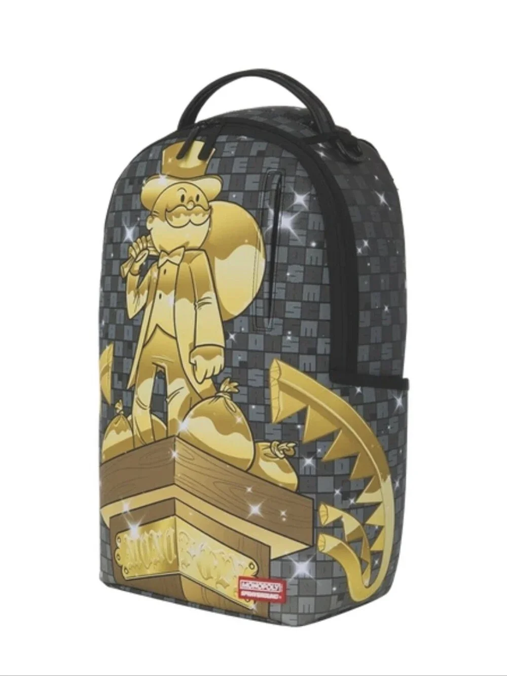 Sprayground Monopoly Get The Gold Backpack